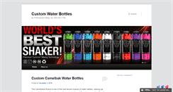 Desktop Screenshot of customwaterbottles.com